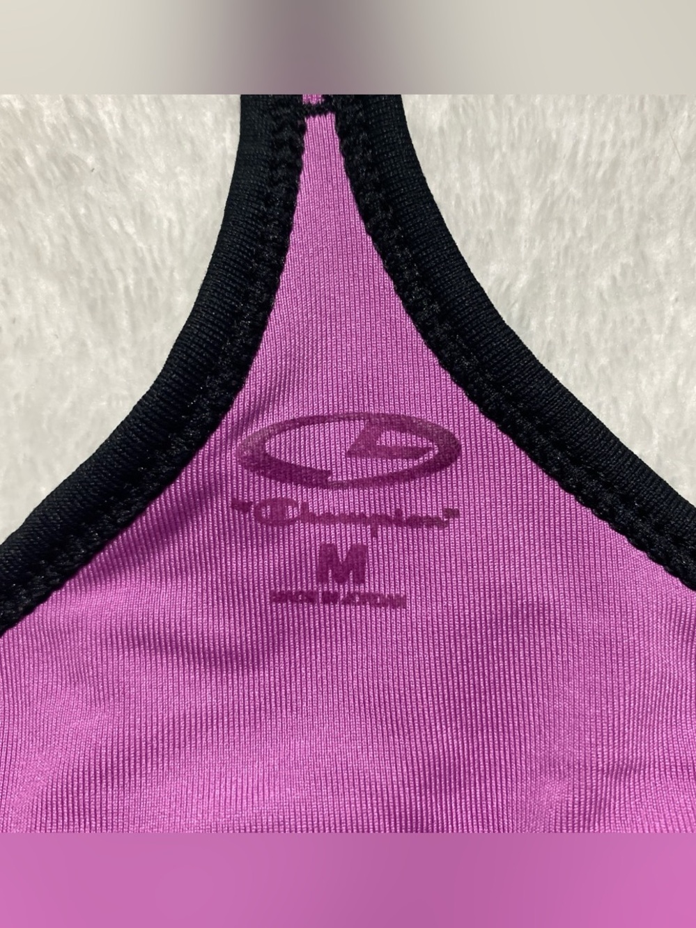 Champion Pink & Purple Striped Racerback Tank Top - Picture 4 of 4